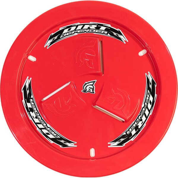 Dirt Defender - 10190 - Wheel Cover Red Vented