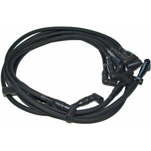 Performance Distributors - C9055BK - Live Wires BBC Under Headers HEI 90 Deg Black