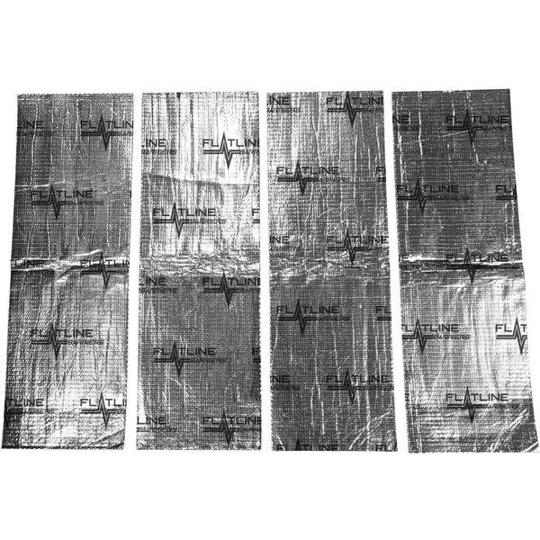 Flatline Barriers - FB12 - Thermal Acoustic Insulat ion - Four 12in x 36in