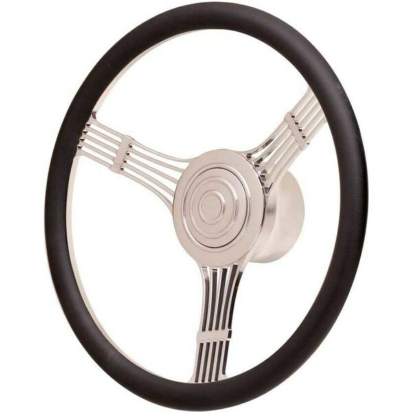 GT Performance - 21-4245 - Steering Wheel GT9 Retro Banjo Leather