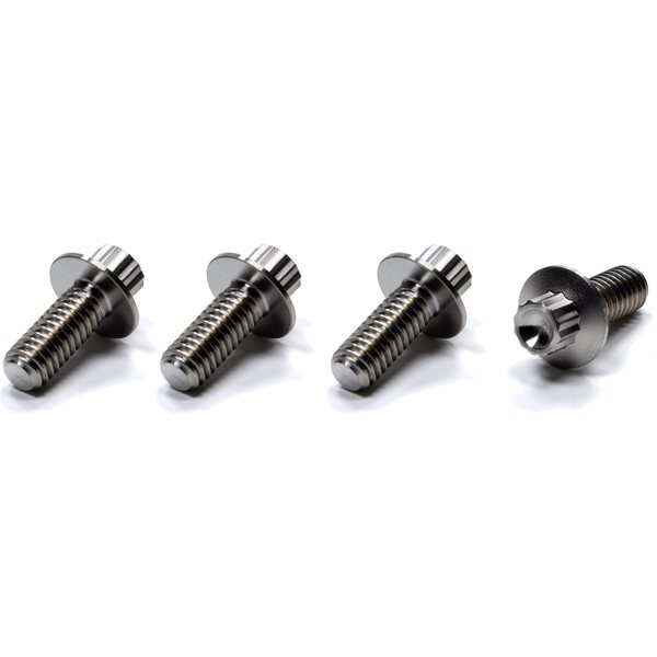 King Racing Products - 4096 - Fuel Tank Bolts Titanium 4pcs 12 Point Heads
