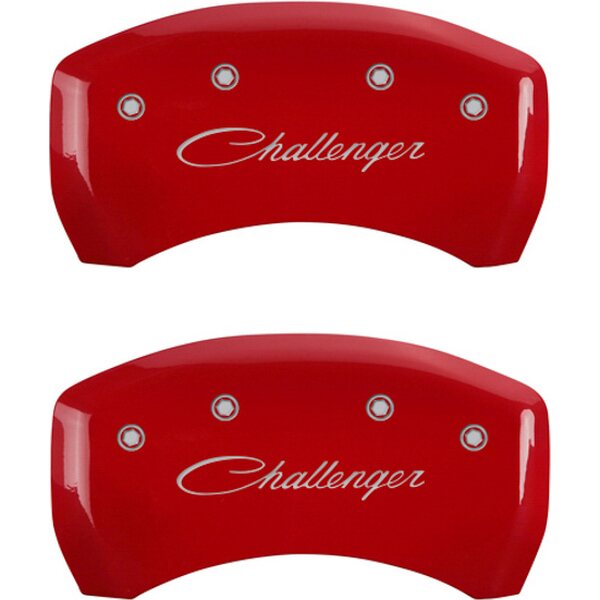 MGP Caliper Cover - 12162SCLSRD - 11-   Challenger Caliper Covers Red