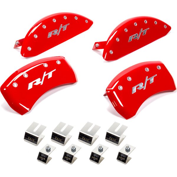 MGP Caliper Cover - 12162SRT1RD - 11-   Challenger Caliper Covers Red