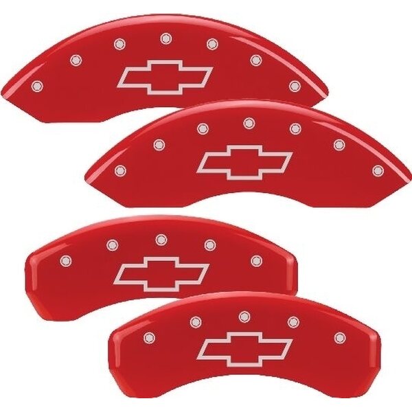 MGP Caliper Cover - 14004SBOWRD - 07- GM P/U SUV Caliper Covers Red