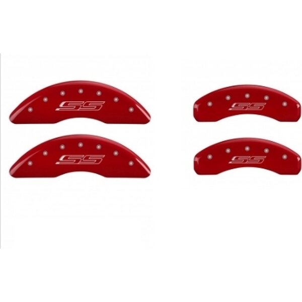 MGP Caliper Cover - 14241SSS5RD - 16-   Camaro Caliper Covers Red