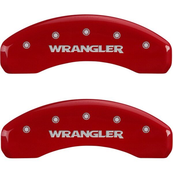 MGP Caliper Cover - 42007SWRGRD - 07-   Wrangler Caliper Covers Red