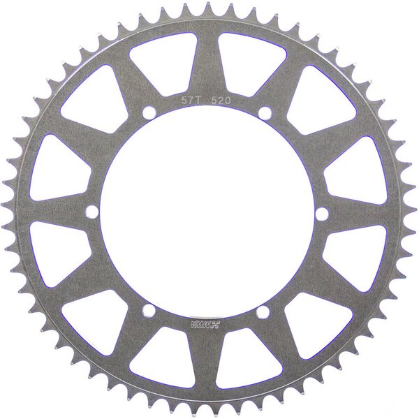 M&W Aluminum Products - SP520-643-57T - Rear Sprocket 57T 6.43 BC 520 Chain