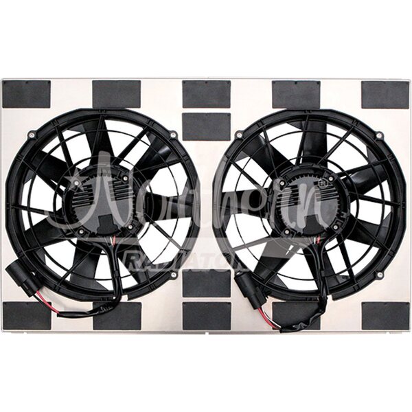 Northern Radiator - Z40132 - Dual 12in Brushless Fans and Shroud