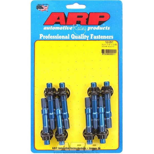 ARP - 100-0601 - Aluminum Blower Stud Kit 7/16 x 2.880 OAL