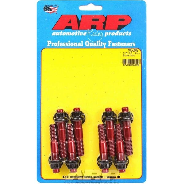 ARP - 100-0602 - Aluminum Blower Stud Kit 7/16 x 2.500 OAL