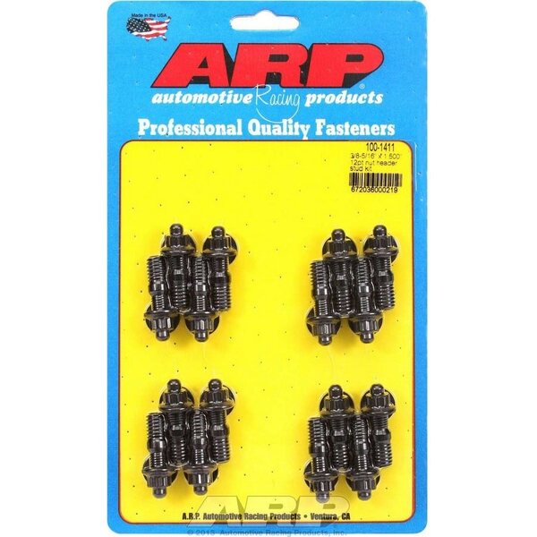 ARP - 100-1411 - Header Stud Kit - 12pt. 3/8 x 1.500 OAL (16)