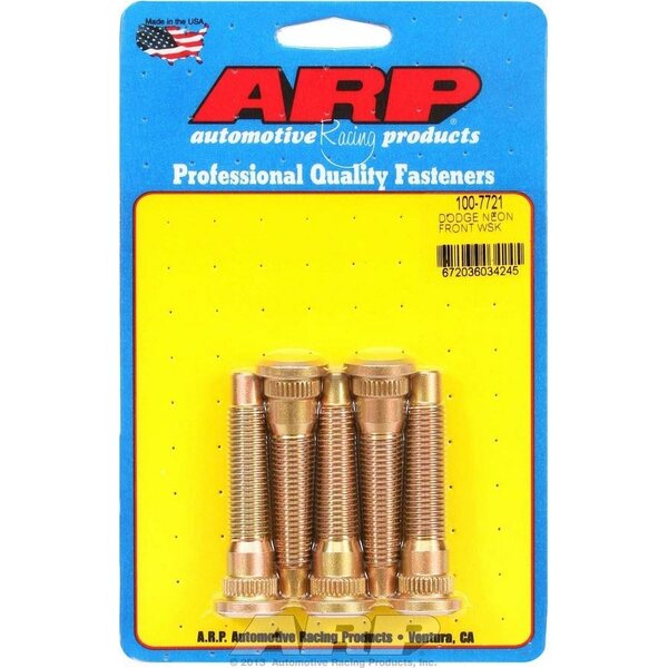 ARP - 100-7721 - Wheel Stud Kit - Dodge Neon Front