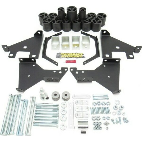 Performance Accessories 14 Sierra 1500 3in Body Lift Kit Body Lift Kits and Component