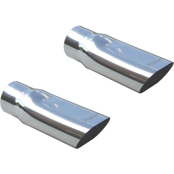 Pypes Performance Exhaust - EVT56 - Exhaust Tips Slip Fit 3in to 3.75in Pair