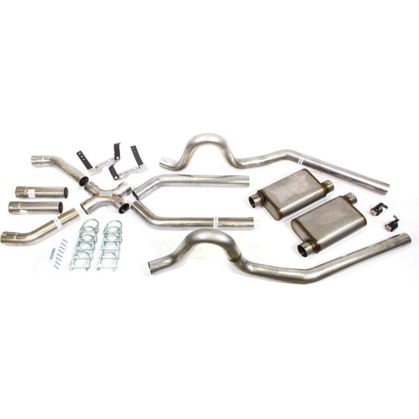 Pypes Performance Exhaust - SGA13R - 64-72 GM A-Body 3in Exhaust System