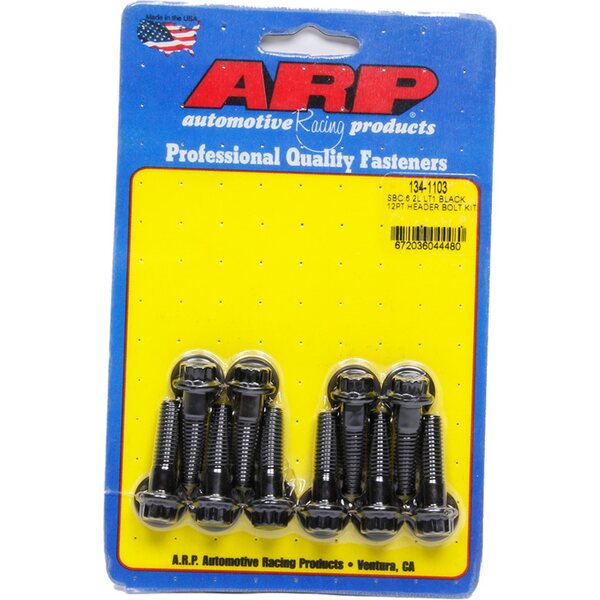 ARP - 134-1103 - Header Bolt Kit - GM LT1 6.2L 12pt