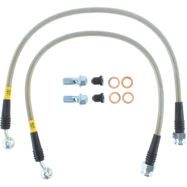 StopTech - 950.62500 - SPORTSTOP STAINLESS STEE L BRAKE LINE