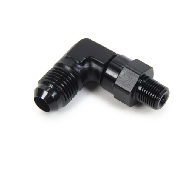 Triple X Race Components - HF-93061BLK - AN to NPT Swivel 90 Deg #6 x 1/8