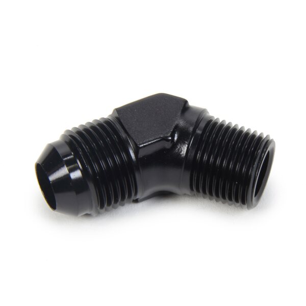 Triple X Race Components - HF-94083BLK - AN to NPT 45 Degree #8 x 3/8