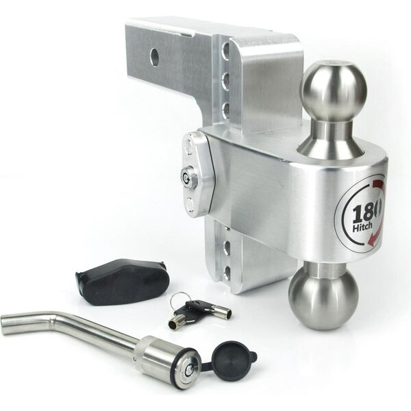 Weigh Safe - LTB6-2-KA - Turnover Ball  6in Drop Hitch w/ 2in Shank