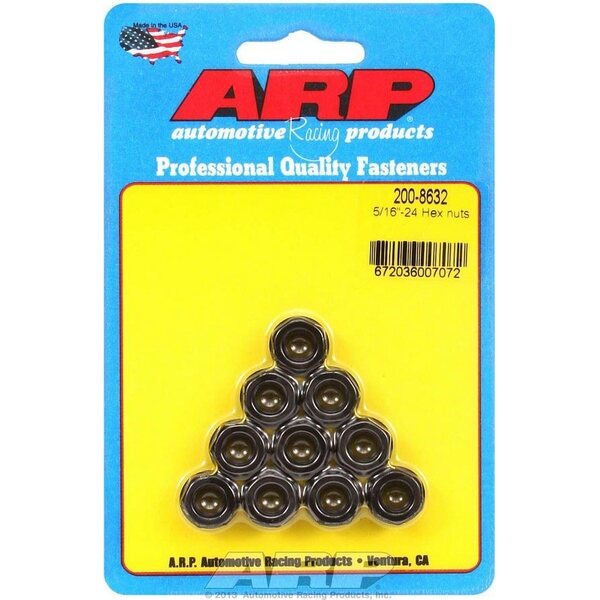 ARP - 200-8632 - 5/16-24 Hex Nut Kit 10pk