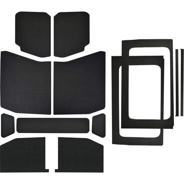 DEI - 50182 - Jeep JL 4 DR 18-   Headl iner Kit Black Leather