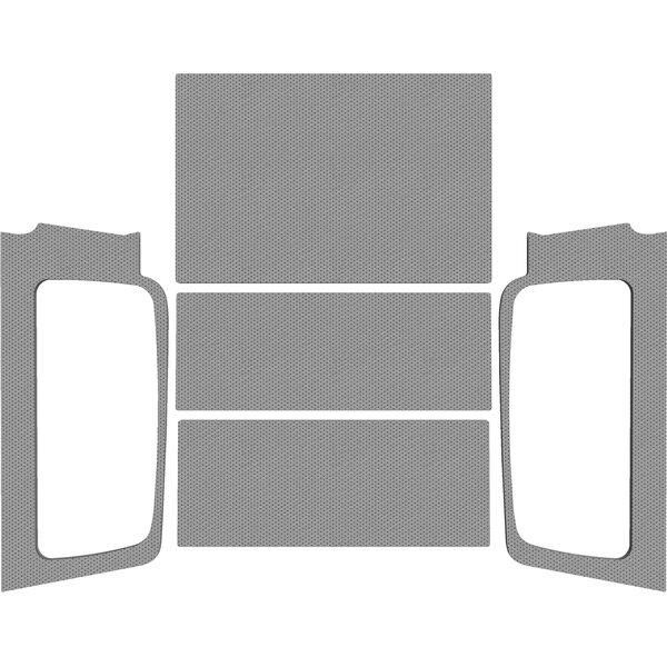 DEI - 50605 - 2004-06 Jeep Wrangler LJ Headliner Kit Gray