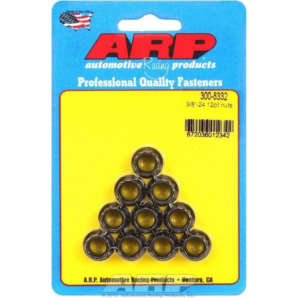 ARP - 300-8332 - 3/8-24 12pt. Nuts (10)