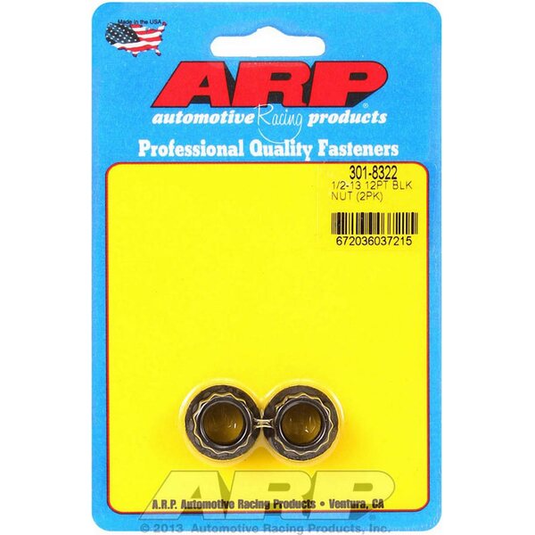 ARP - 301-8322 - 1/2-13 12pt Nut Kit 2pk