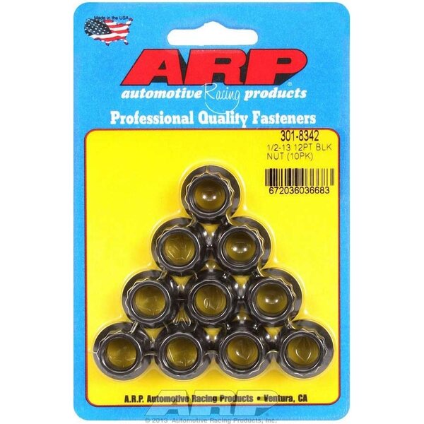 ARP - 301-8342 - 1/2-13 12pt Nut Kit 10pk