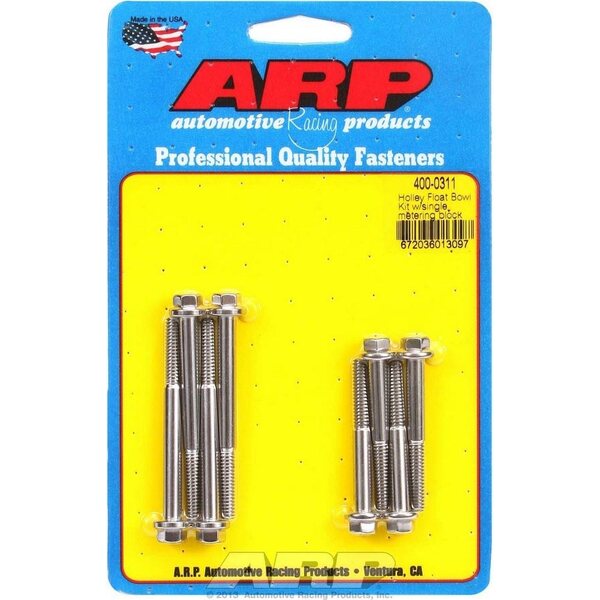 ARP - 400-0311 - Holley Float Bowl Bolt Kit