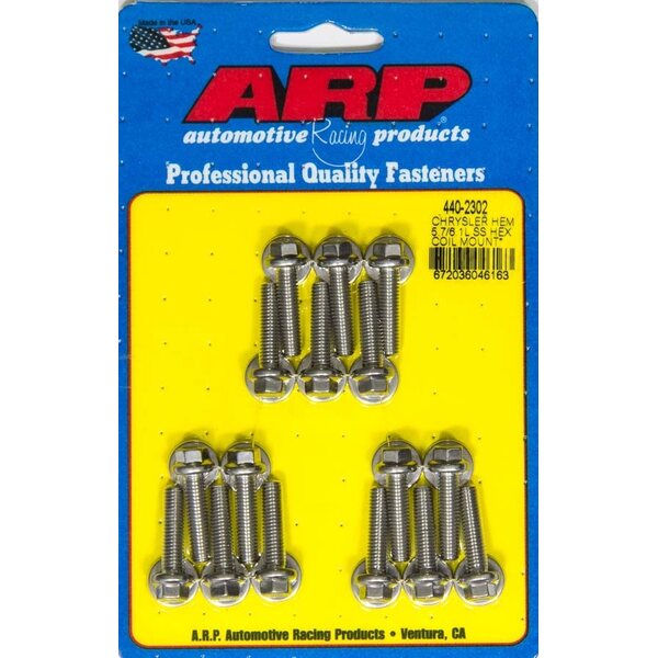 ARP - 440-2302 - Coil Bracket Bolt Kit 6pt Mopar 5.7/6.1L Hemi