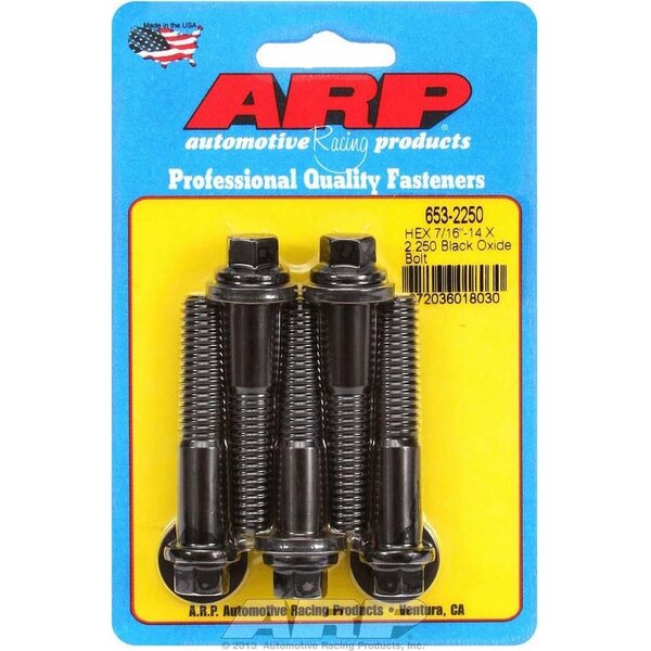 ARP - 653-2250 - Bolt Kit - 6pt. (5) 7/16-14 x 2.250