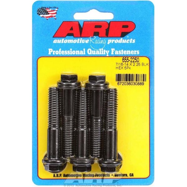ARP 7/16-14 x 2.250 6pt Bolt Kit (5pk) ARP 7/16-14 x 2.250 6pt Bolt Kit (5pk)