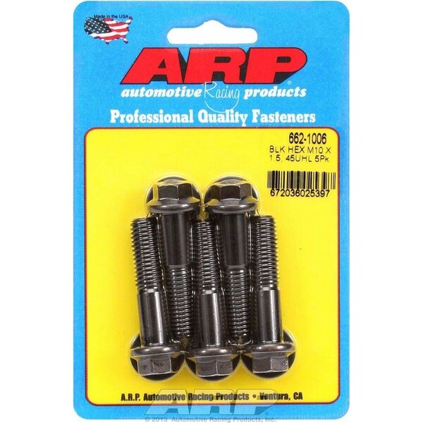 ARP - 662-1006 - Bolt Kit - 6pt. (5) 10mm x 1.5 x 45mm