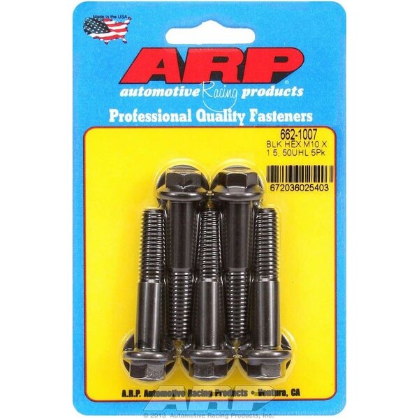 ARP Bolt Kit - 6pt (5pk) 10mm x 1.5 x 50mm