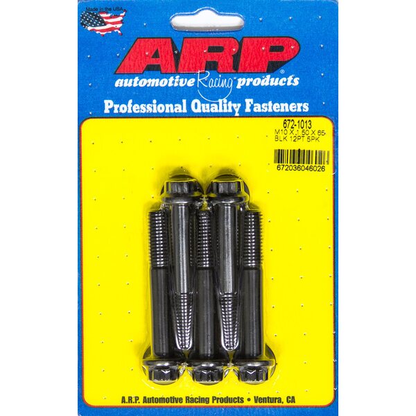 ARP - 672-1013 - Bolt Kit - 12pt. (5) 10mm x 1.5 x 65mm