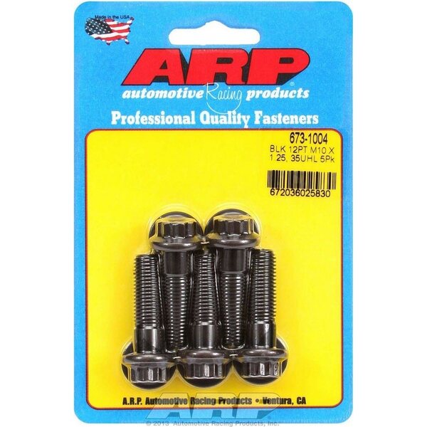 ARP - 673-1004 - Bolt Kit - 12pt (5pk) 10mm x 1.25 x 35mm
