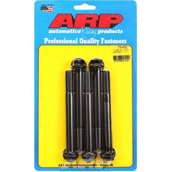 ARP Bolt Kit - 6pt (5pk) 1/2-20 x 4.500 ARP Bolt Kit - 6pt (5pk) 1/2-20 x 4.500