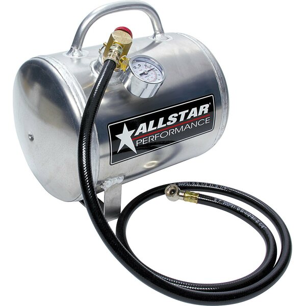 Allstar Performance - 10531 - Aluminum Air Tank 7x10 Horizontal 1-1/2 Gallon