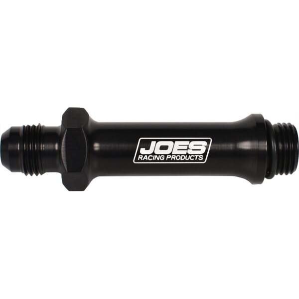 JOES Racing Products - 42050-B - Port Fitting -6an Extended Black