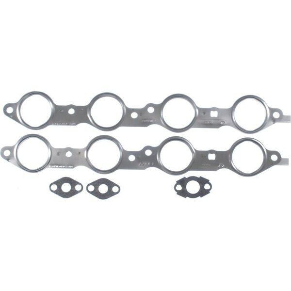 Clevite M77 - MS16124 - Exhaust Gasket Manifold Set GM LS 97-15 - 1.868 in Round Port - Multi-Layer Steel - GM LS-Series