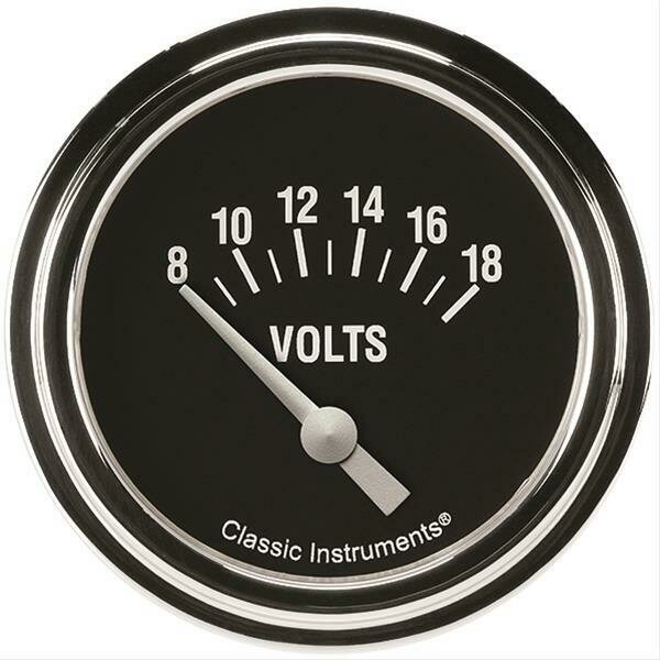 Classic Instruments - HR230SLF - Hot Rod Volt Gauge 2-5/8 Short Sweep