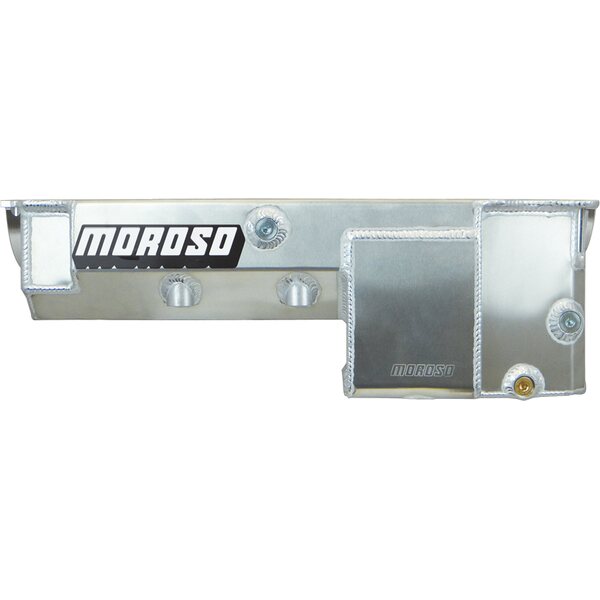 Moroso - 20485 - Oil Pan BBC Gen IV W/S W/Div. Tray 8in