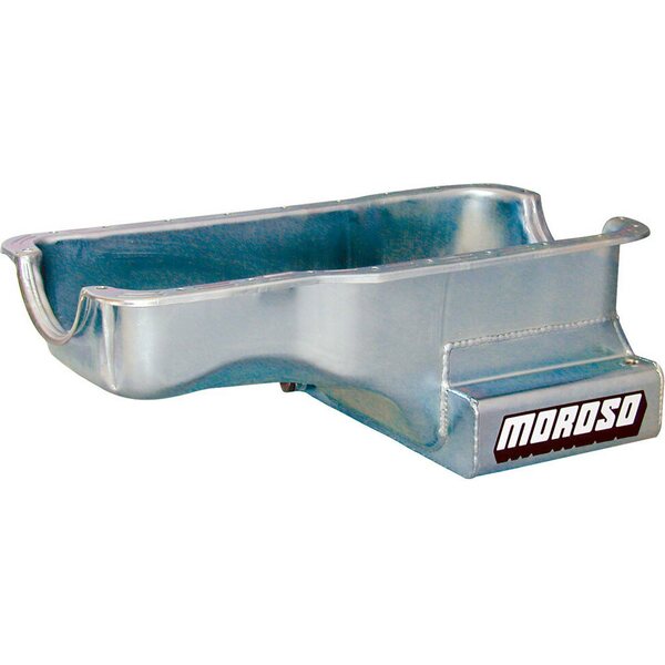 Moroso - 20502 - SBF 289-302 Front Sump Oil Pan w/Kick-Out- 7qt.