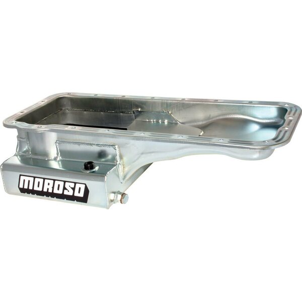 Moroso - 20607 - Ford FE S/S Oil Pan - 8qt. Front Sump