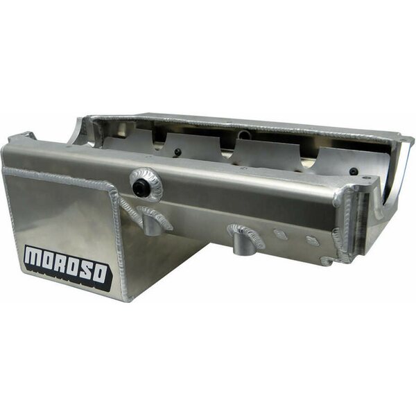 Moroso 8qt Oil Pan - Alm - SBC Drag Race Moroso 8qt Oil Pan - Alm - SBC Drag Race