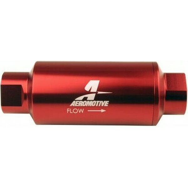 Aeromotive - 12340 - #10-ORB Fuel Filter Inline 10 Mircon Red