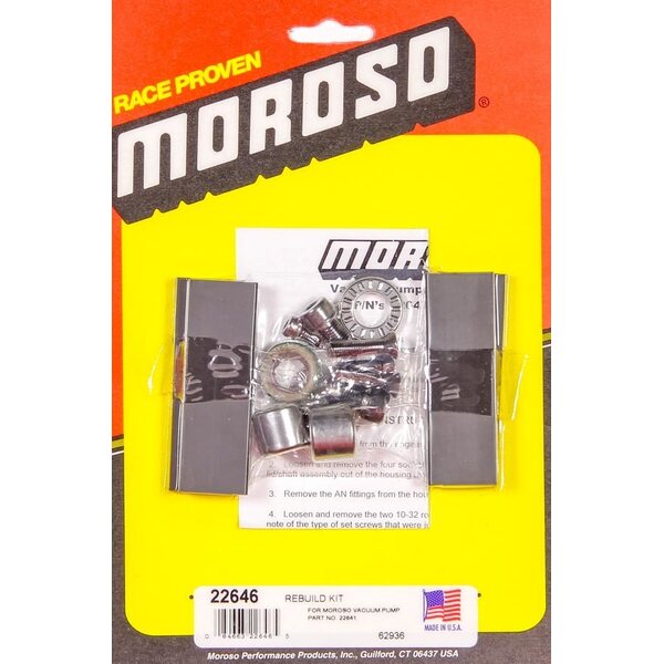 Moroso - 22646 - 4 Vane Vacuum Pump Service Kit