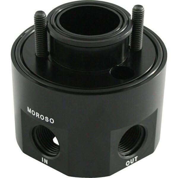 Moroso - 23691 - Oil Filter Adapter - SBC & BBC Gen IV